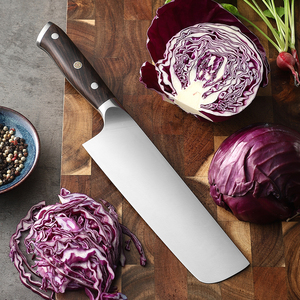 Cuchillo Nakiri Ultra Afilado de Acero Inoxidable Alemán, Mango de Madera de Ébano, Cuchillos para Vegetales, Perfecto para la Cocina del Hogar - Product Image 3