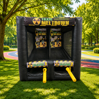 GZAD IRG902 Toxic Meltdown Jeu de tir gonflable en PVC pour deux joueurs pour utilisation en extérieur