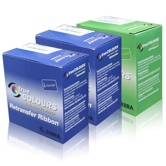YMCK Color Ribbon 800012-445C & Retransfer Film 800012-601C for ZXP8 ZXP9 Card Printers