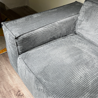 Hot Sale dunkelgrau Anpassung komprimiertes Sofa traditionelle komprimierte Sofa Sessel Home Office