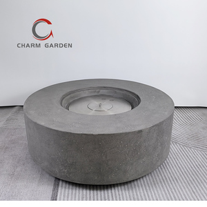 <span class=keywords><strong>Inno</strong></span> fuoco acciaio inox e GFRC all'aperto bioetanolo camino rotondo manuale bruciatore tavolo fuoco - Product Image 3