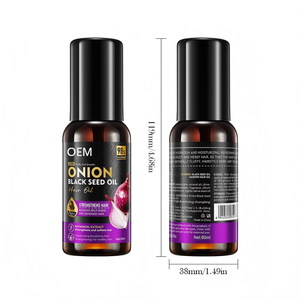 Huile de graines d'<span class=keywords><strong>oignon</strong></span> noire 60 ml tendance pour la croissance et le renforcement des cheveux, sérum réparateur pour cheveux clairsemés Sadoer - Product Image 1