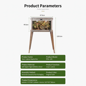 Terrario Intelligente Termostatico <span class=keywords><strong>per</strong></span> Rettili con Controllo PID Smart e Vetro ad Alta Trasparenza <span class=keywords><strong>per</strong></span> Serpenti, Lucertole e Draghi Barbuti - Product Image 5