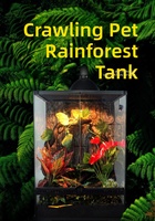 Terrarium pour reptiles de forêt tropicale, cage, aquarium, cadre sans verre, plusieurs tailles, pour caméléon, lézard, serpent