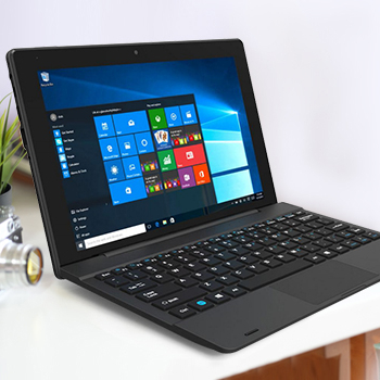 Оптовая продажа, Фабричный высококачественный Мини-планшет 2 в 1 с сенсорным экраном и usb-портом 10,1 дюйма для windows, планшетных ПК, бизнеса, школы