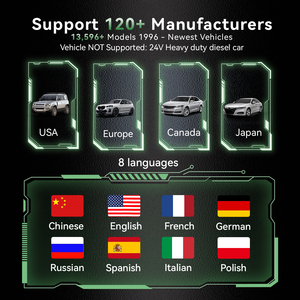 KONNWEI KW902 OBD2 Scanner per auto Bluetooth 5.2 olm OBDii EOBD può criticare il lettore di codici con Chip 25 k80 - Product Image 6