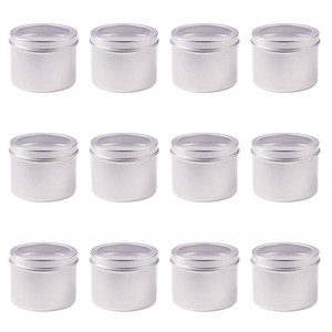 Mới 20ml 60ml 100ml 150ml 200ml 250ml tùy chỉnh tóc bom mát container hộp tròn nhôm Jar <span class=keywords><strong>tin</strong></span> có thể với rõ ràng PVC cửa sổ - Product Image 2