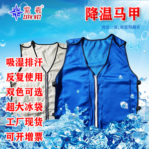 Chaleco Refrigerante Marca Zixi 2025, Stock de Fábrica en Shanghái, Absorbe la Humedad, Transpirable, Resistente al Calor, Ropa Refrigerante - Product Image 5