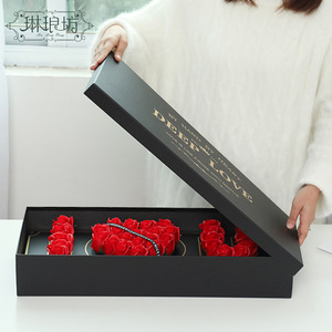 Hộp Bao Bì Hoa Trong Suốt Zex Wrap I Love You Hộp Hoa Hình Vuông - Product Image 4