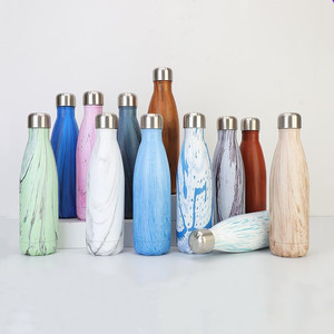 Nouvelle conception, finition miroir, bouteille d'eau isotherme à double paroi en acier inoxydable de 500 ml pour enfants - Product Image 1