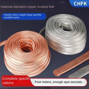 Fil de terre en cuivre tressé 2,5-240, 1 mètre, ruban conducteur, connexion souple, 220V, IP67, <span class=keywords><strong>isolation</strong></span> émaillée - Product Image 5