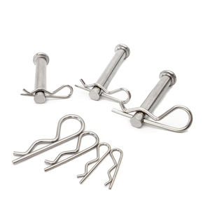 Custom Stainless Steel Clevis Pins Lock Pin and R-Clip Set for BG328 <b>Brush</b> <b>Cutter</b> Metal Shaft Pin Fastener Kit - Product Image 6