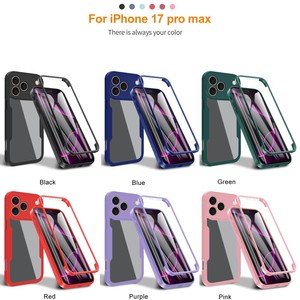 Protection d'écran double face 360° pleine protection HD, coque de téléphone pour Redmi K90 Pro Max Note 15 Pro <span class=keywords><strong>Xiaomi</strong></span> 17 Pro Max <span class=keywords><strong>Poco</strong></span> F7 Ultra - Product Image 6
