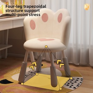 Chaise de <span class=keywords><strong>bureau</strong></span> réglable pour filles, chaise d'étude confortable pour les élèves du <span class=keywords><strong>primaire</strong></span> et du secondaire - Product Image 3