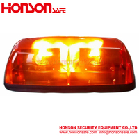 HSM205 Rotator Lentille ambrée Véhicule d'urgence Avertissement de voiture Mini barre lumineuse