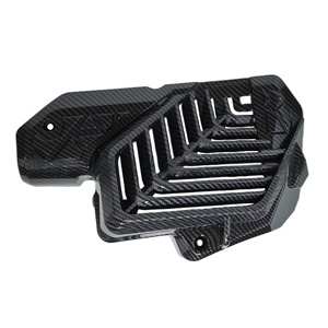 Cubierta de radiador de Piezas de motocicleta, adecuada para protector de radiador modificado Honda, cubierta de radiador con patrón de fibra de carbono - Product Image 1