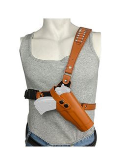 Funda de cuero para el pecho de dibujo rápido para pistola táctica de estilo occidental, accesorios de funda - Product Image 4