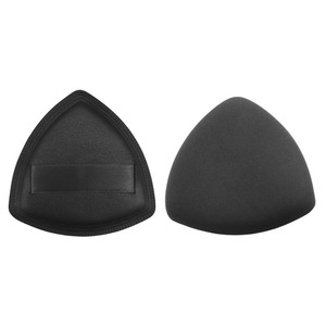 Black Pineapple Triangle Sponge Powder Puff Extra Soft Thick Cushion For Dry And Wet Use Foundation Application - Product Image 1