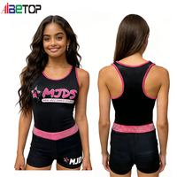 Ensemble de sport personnalisé pour cheerleading, soutien-gorge et short, design gratuit, mode cheer pour filles, vêtements d'entraînement pour cheerleaders, Ibetop