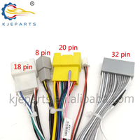 Kabel Harness Kelistrikan Lengkap Adaptor 20pin 32pin untuk Car Android Player dengan Canbus untuk Outlander 14 dan Pajero 18