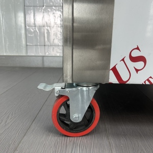 Ventilateur de poêle intégré VICTORY Support de pot de nouilles en acier inoxydable Seau à riz en acier inoxydable et étal Mee Goreng pour hôtels et restaurants - Product Image 1