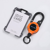 Support tactique rétractable en ABS écologique et recyclable, ensemble d'accessoires durables pour porte-clés, portable pour les ONG