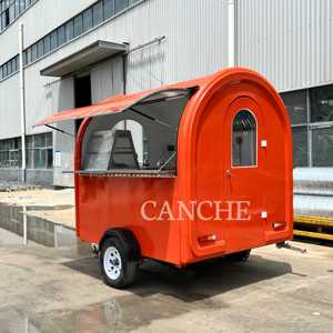 Carrito de comida móvil brillante y colorido | Remolque de comida personalizable con diseño llamativo para vendedores ambulantes - Product Image 5