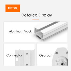 Fournisseur de gros Rail de guidage de rideau en aluminium télécommandé pour bricolage Rail de rideau flexible électrique intelligent pour rideaux d'intérieur - Product Image 3