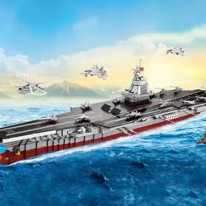 Giocattoli CAYI 3430 pezzi mattoni militarmente corazzata modello di costruzione giocattoli nave da guerra Set di blocchi di costruzione di navi da guerra