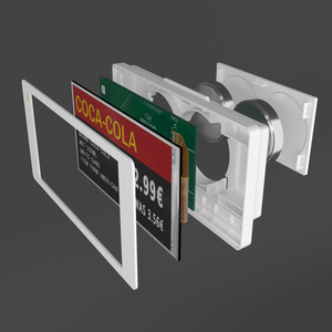 Etiqueta de Precio Electrónica para Estante, Pantalla de Tinta Electrónica de Cuatro Colores de 2.6 Pulgadas, Cartel de Señalización con Tarjeta Inteligente, Sistema ESL Inalámbrico, Etiquetas de Precio Digitales - Product Image 3