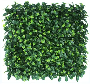 Artificial Green 50*50Cm Green Fence Leaves Artificial Decoration Landscape