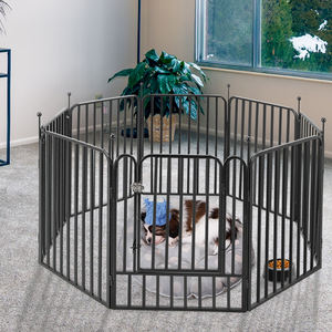 Honden Hek Voor De Tuin, 8/16 Panelen 24/32/40 Hoogte X 32 Inch Breedte, <span class=keywords><strong>Puppy</strong></span> Box Voor Kleine Middelgrote Hond Draagbare Hondenbox - Product Image 2