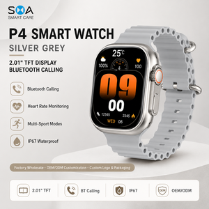 Fornitura all'Ingrosso di Smartwatch Ultra Design Personalizzati con Chiamate Bluetooth, Monitoraggio <span class=keywords><strong>Frequenza</strong></span> <span class=keywords><strong>Cardiaca</strong></span> e Sonno, Impermeabili IP67 per Distributori - Product Image 1
