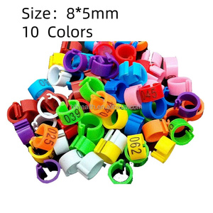 Innen durchmesser 8mm Kunststoff offen Bunter Vogel Fuß<span class=keywords><strong>ring</strong></span> Homing Pigeon Ident ification Rings - Product Image 1