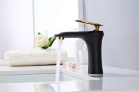 Robinet de lavabo cascade moderne en laiton chromé à poignée unique, réglable, à poser sur le comptoir, mitigeur monocommande pour la vente en gros