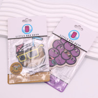 Diffuseur de parfum en papier personnalisé pour voiture, pendentif désodorisant longue durée, parfum suspendu pour voiture