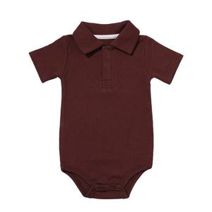 Vêtements pour bébé, polo à manches courtes d'été, combinaison pour bébé, coton uni, commerce extérieur, vêtements d'escalade, vêtements pour nouveau-nés, <span class=keywords><strong>Harper</strong></span> - Product Image 6