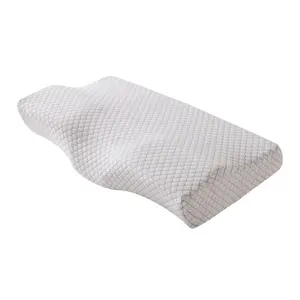 High Quality Adult Anti Wrinkle Ergonomic Butterfly Shape Memory Foam Contour Pillow