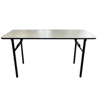 Bureau d'écriture pliable YODA, gain de place, 120x45cm, structure métallique, surface en bois, montage facile, table d'étude pour étudiants