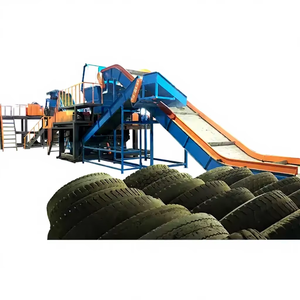 Usine de recyclage de pneus usagés certifiée CE, machine de recyclage de pneus usagés en caoutchouc granulé, ligne de recyclage de pneus en Italie - Product Image 1