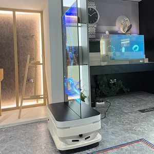 55-inch Android 11 hệ thống quảng cáo Robot cảm ứng chức năng di động OLED màn hình trong suốt USB điều kiện mới điều khiển từ xa - Product Image 5