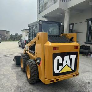 รถตักล้อยางมือสอง CAT226B ปี 2020 พร้อมหัวตักด้านหน้าสำหรับฟาร์ม เครื่องยนต์ CAT กำลัง 118 กิโลวัตต์ รับประกัน 1 ปี - Product Image 4