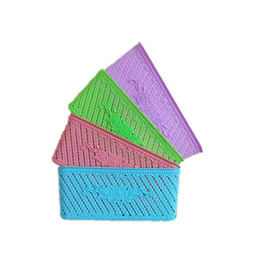 Square Plastic Storage <b>Basket</b> Mixed Color <b>Stackable</b> For Kitchen Bathroom Desktop Neatening - Product Image 5