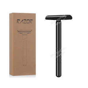 Wholesale Eco Friendly Aluminium Handle Double Edge Blades Stainless Steel Safety Razor