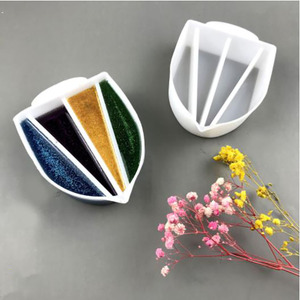 YS DIY pintura de silicona <span class=keywords><strong>para</strong></span> verter taza dividida pintura acrílica taza <span class=keywords><strong>para</strong></span> verter 4 canales divisores pintura fluido verter suministros herramienta de dibujo artístico - Product Image 6