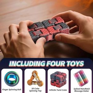 Ensemble de jouets éducatifs en plastique de poche pour soulager le stress et apaiser les sens - Conception compacte pour les voyages, le bureau et l'école (unisexe) - Product Image 2