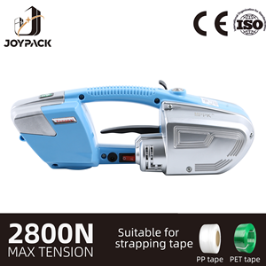 Herramienta <span class=keywords><strong>de</strong></span> flejado eléctrica inalámbrica JD13/16, ligera (2.8 kg), para flejes <span class=keywords><strong>de</strong></span> PP/PET <span class=keywords><strong>de</strong></span> 13-16 mm, 100-180 flejes <span class=keywords><strong>por</strong></span> carga, para cajas <span class=keywords><strong>de</strong></span> cartón y paquetes. - Product Image 1