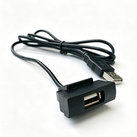 Adaptador de Instalación para Reproductor de Audio Skoda Octavia RCD510 RNS315, Cable de Conexión USB para Panel de Radio de Coche, Reemplazo del Orificio Original del Tablero