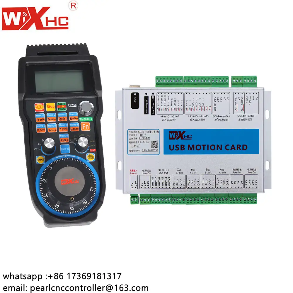 MACH3USBコントロールカード & ワイヤレスMPGペンダント3/4/6軸WHB04B MK4XHCブランドCNCコントロールキット