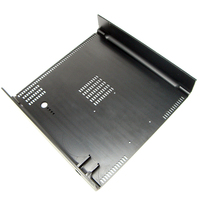 Boîtier de récepteur de signal en aluminium de fraisage CNC certifié ISO 9001 TS16949/boîtier d'ordinateur avec finition anodisée
